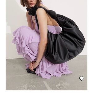 & other stories large satin bag